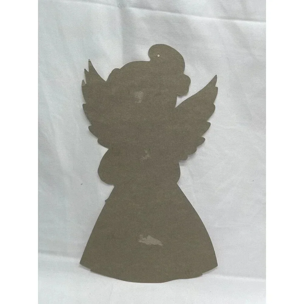 Vintage Artfaire Christmas Angel Die-Cut Wall Decoration